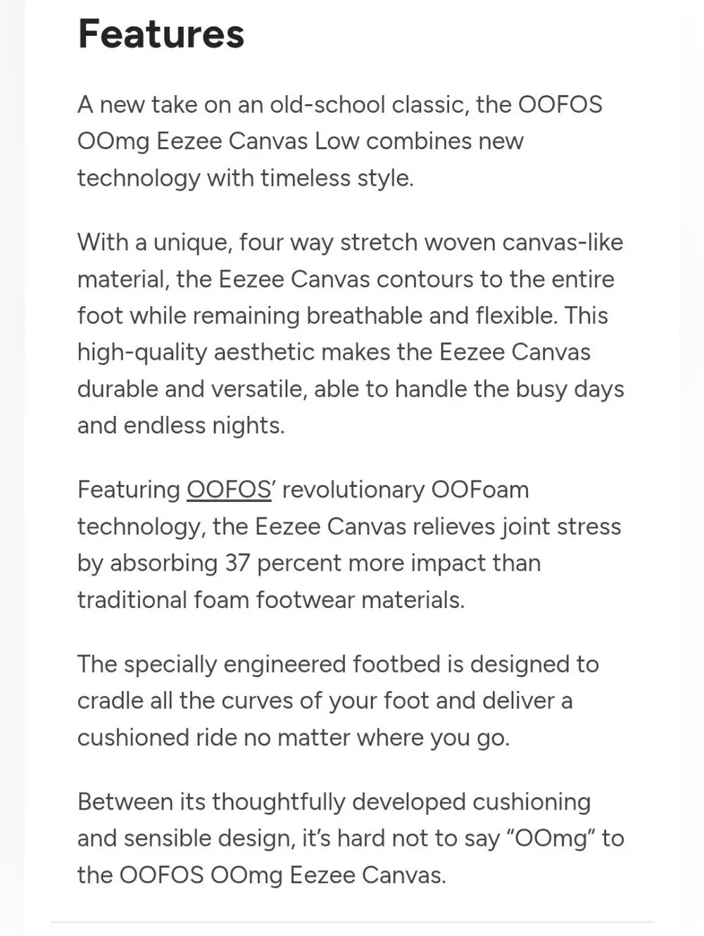 OOFOS easy slip